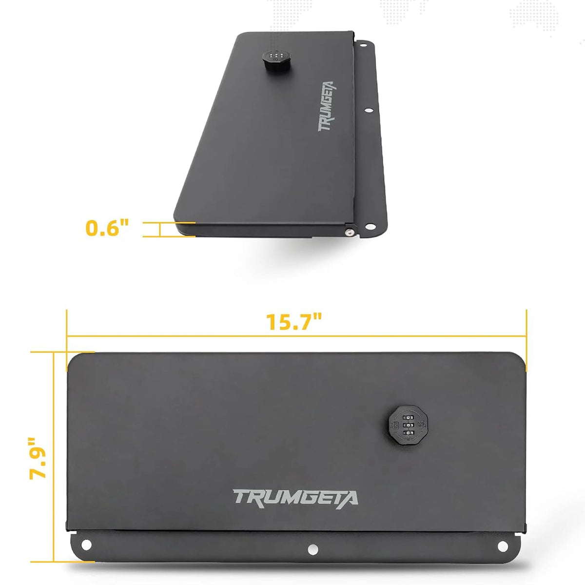 TRUMGETA Keyless Bed Security Lockbox for 2024-2026 Toyota Tacoma
