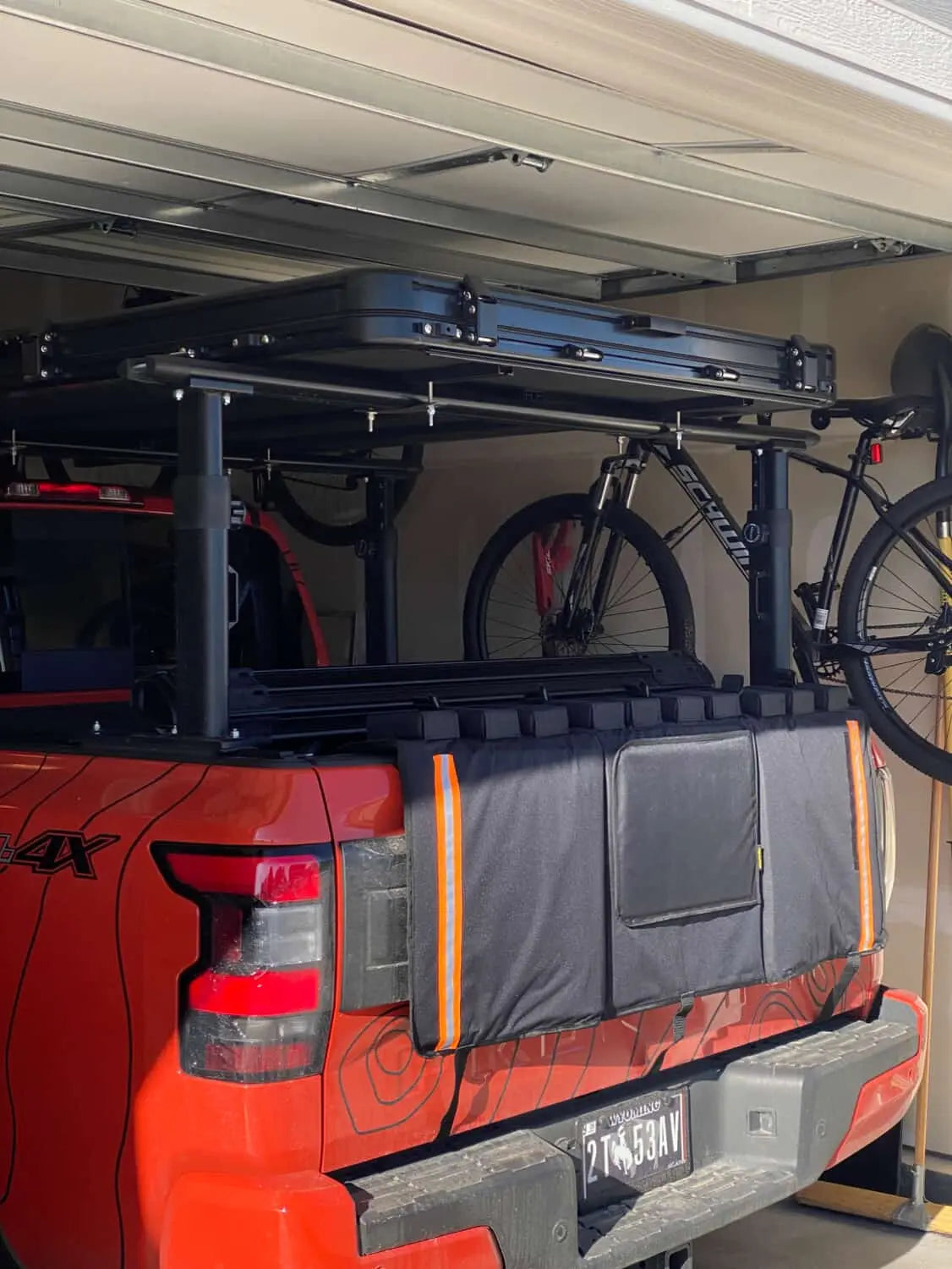 TRUMGETA 62-Inch Tailgate Bike Pad - 5-Bike Capacity for Full-Size Trucks | Mountain Bikes, BMX, Ebikes & More