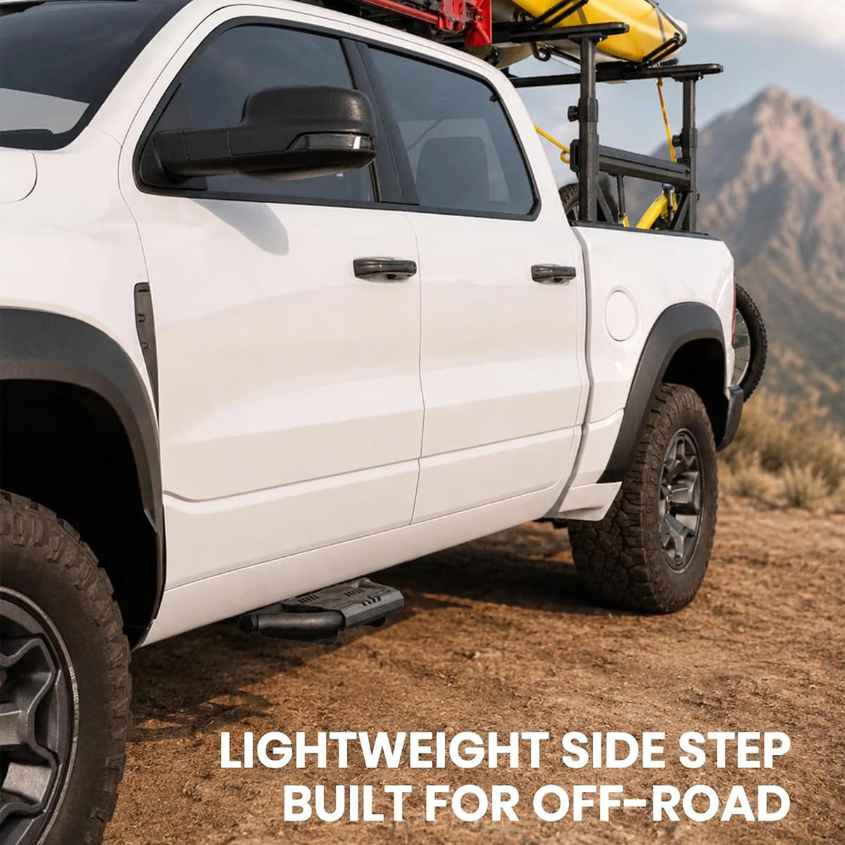 TRUMGETA Auxchemic® 232022 Side Steps for 2019-2026 Dodge Ram 1500 Crew Cab 