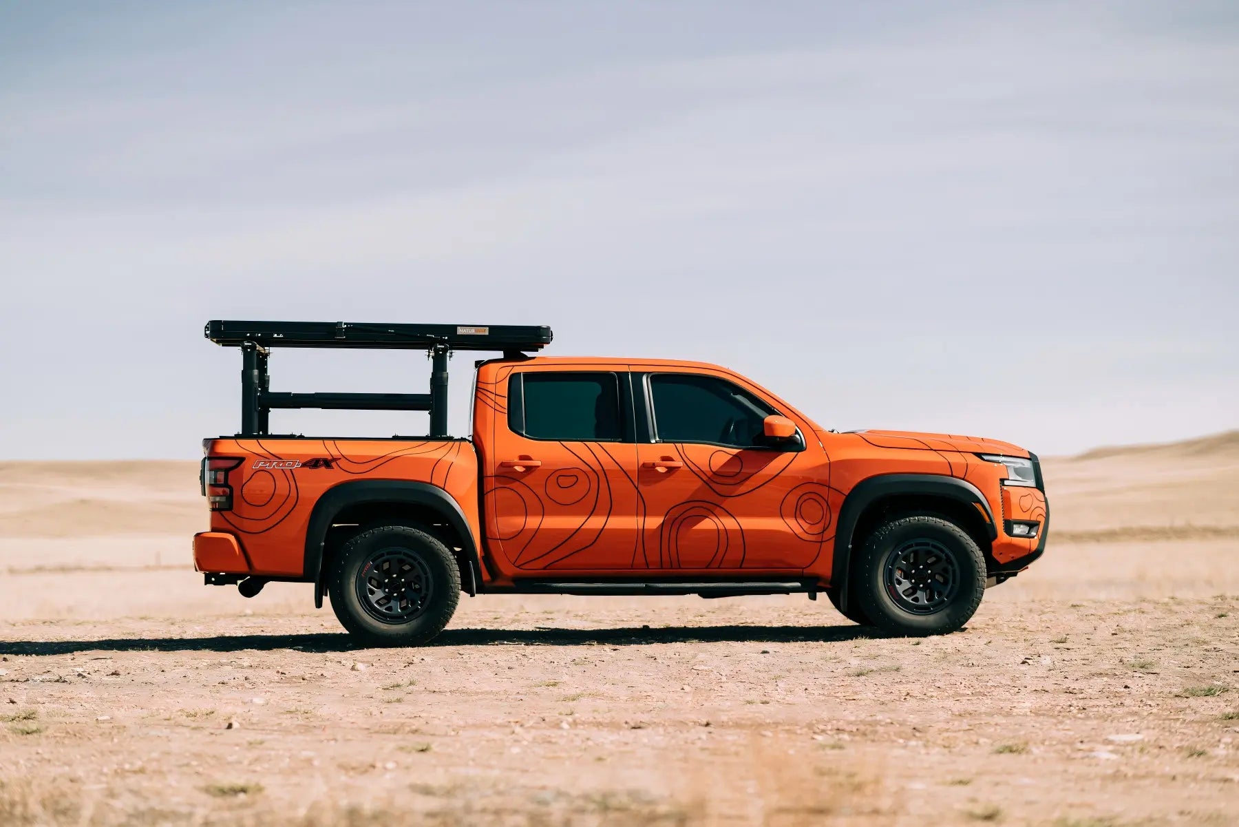 TRUMGETA 800 LBS Adjustable Truck Bed Rack for Mid/Full-Size Pickups (Compatible with T-Slot Tonneau Cover) - BASE
