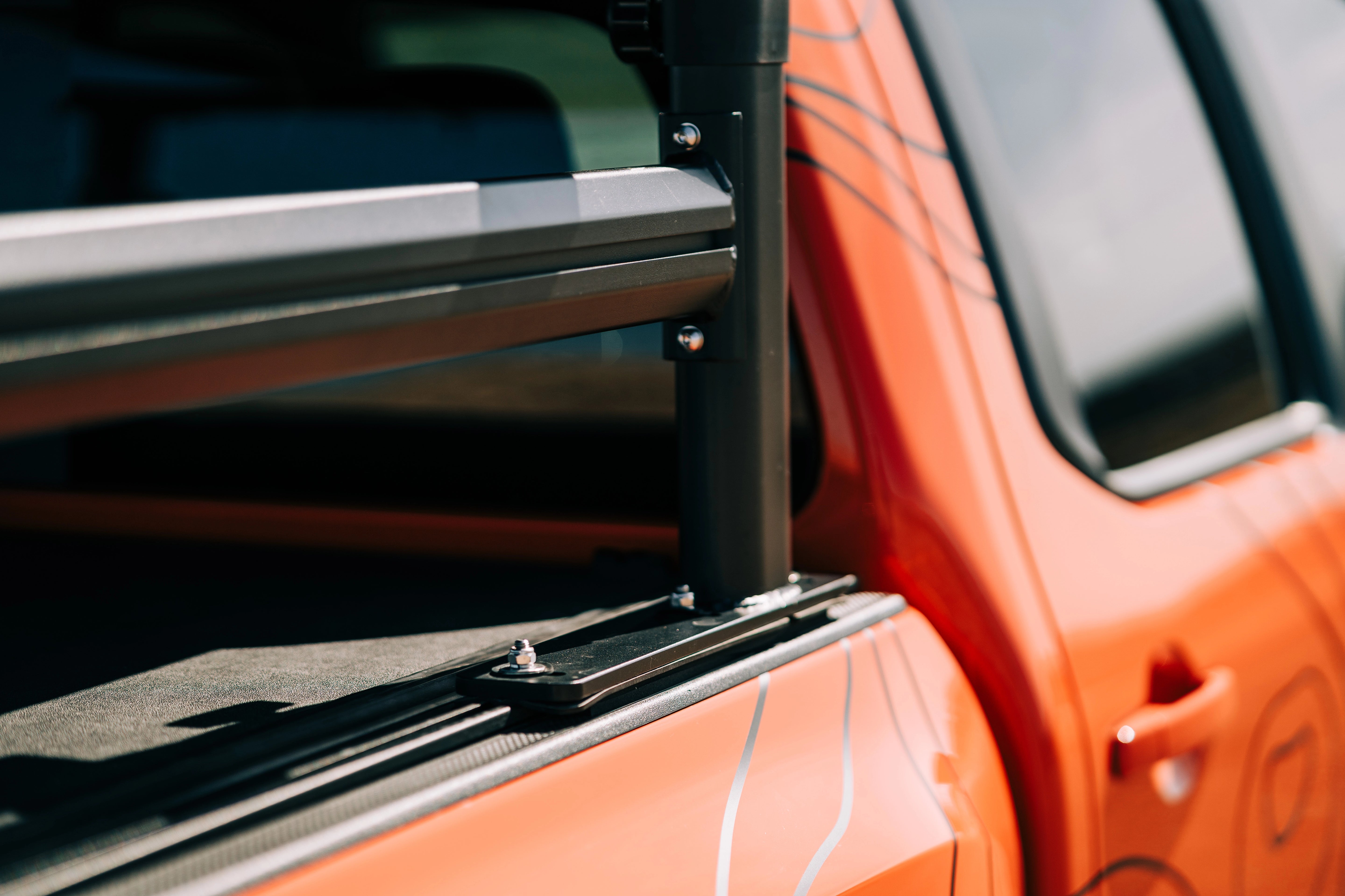 TRUMGETA 800 LBS Adjustable Truck Bed Rack for Mid/Full-Size Pickups (Compatible with T-Slot Tonneau Cover) - BASE