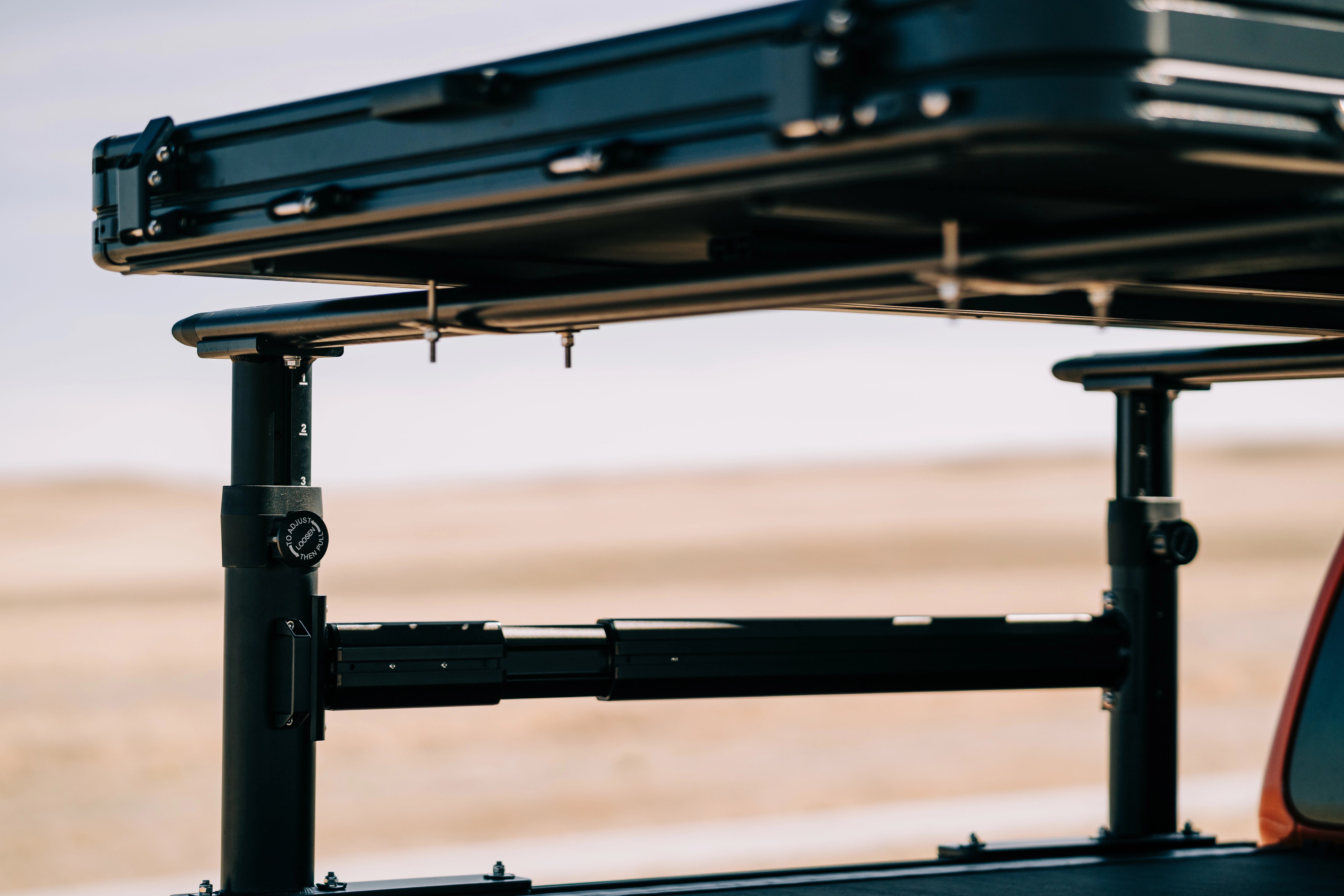 TRUMGETA 800 LBS Adjustable Truck Bed Rack for Mid/Full-Size Pickups (Compatible with T-Slot Tonneau Cover) - BASE