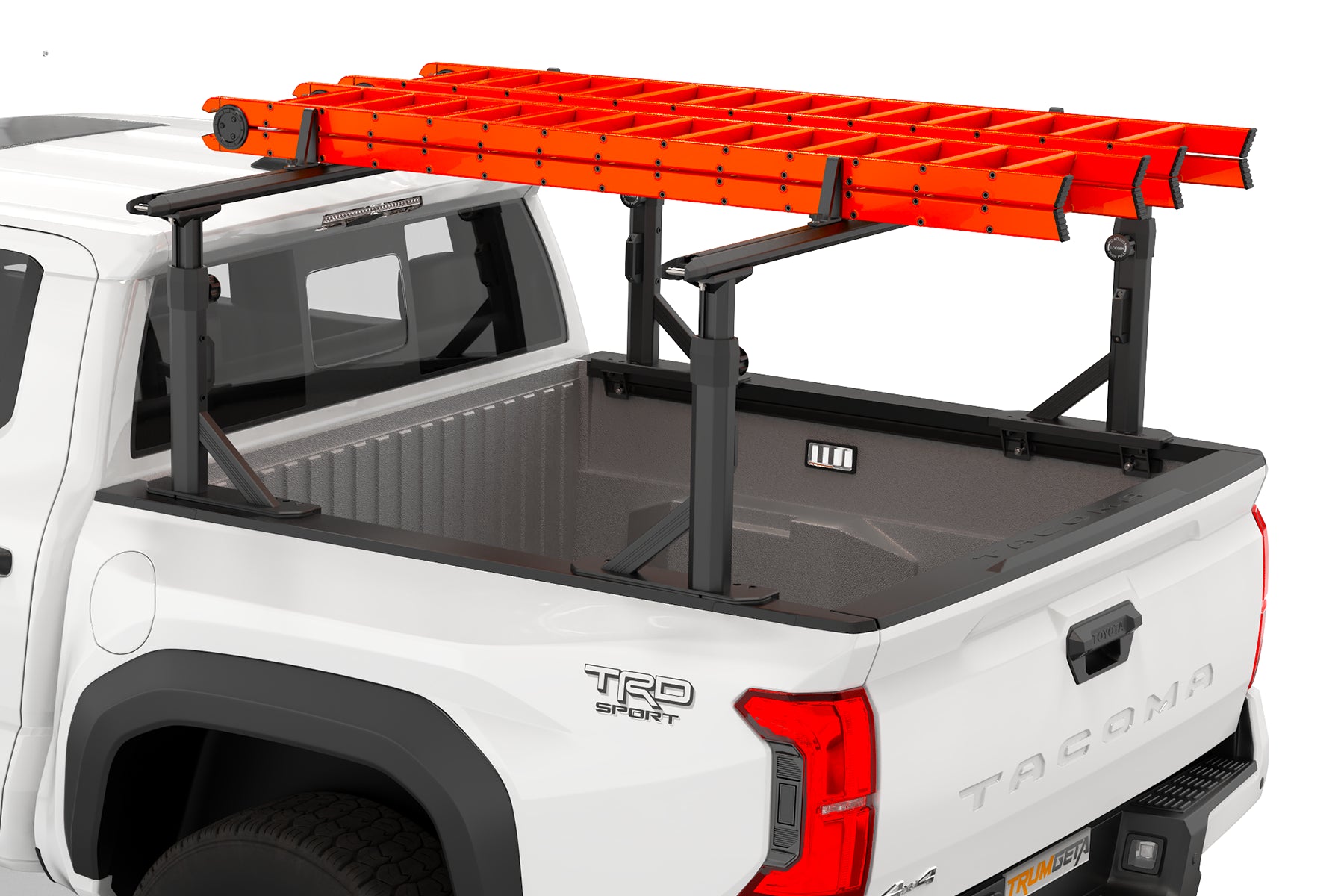 TRUMGETA Heavy-Duty Adjustable Truck Bed Rack for Mid-Size Pickup Trucks - Tacoma, Gladiator -2
