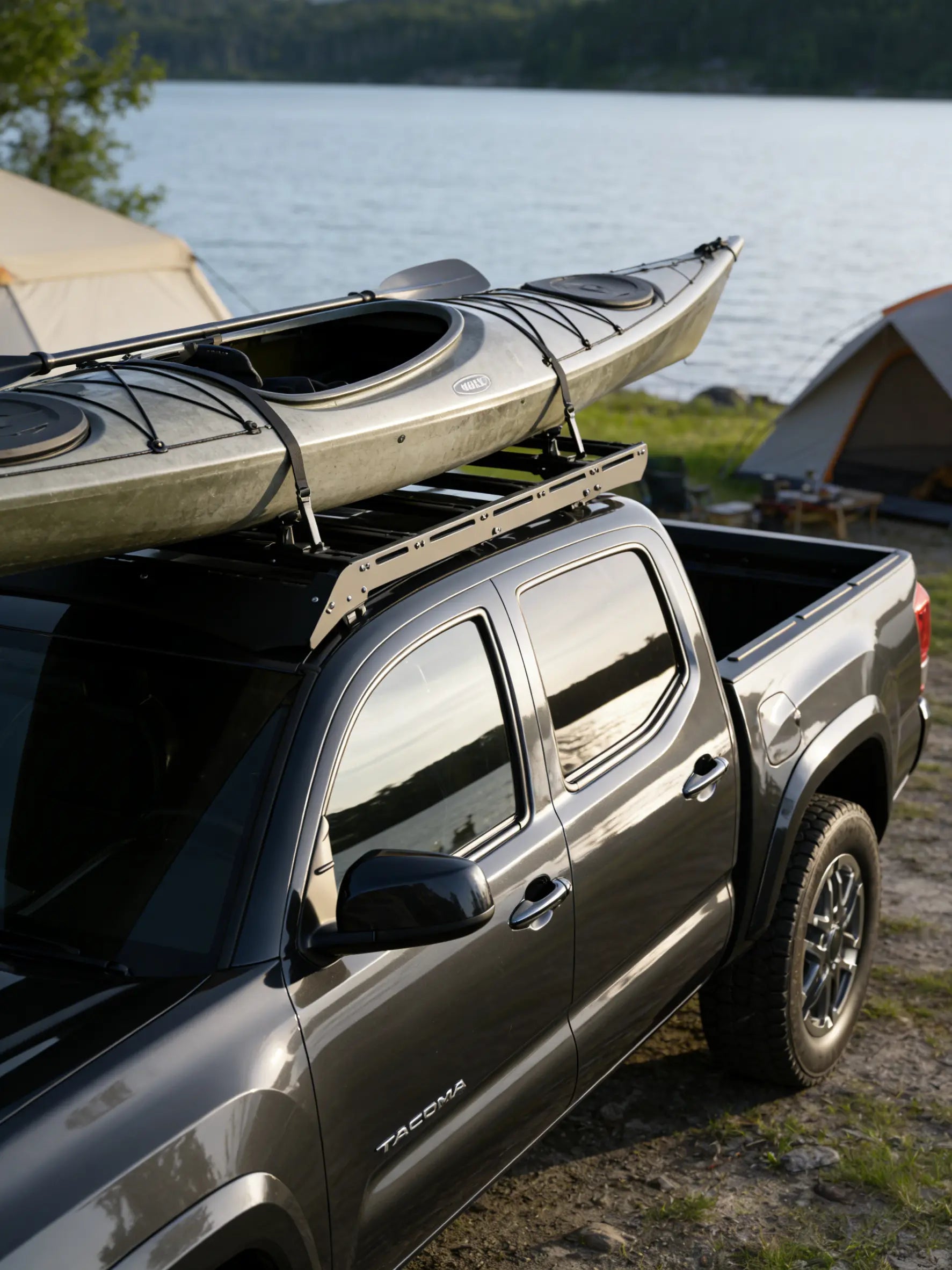 Trumgeta Heavy-Duty Aluminum Roof Rack for 2015-2023 Toyota Tacoma -10