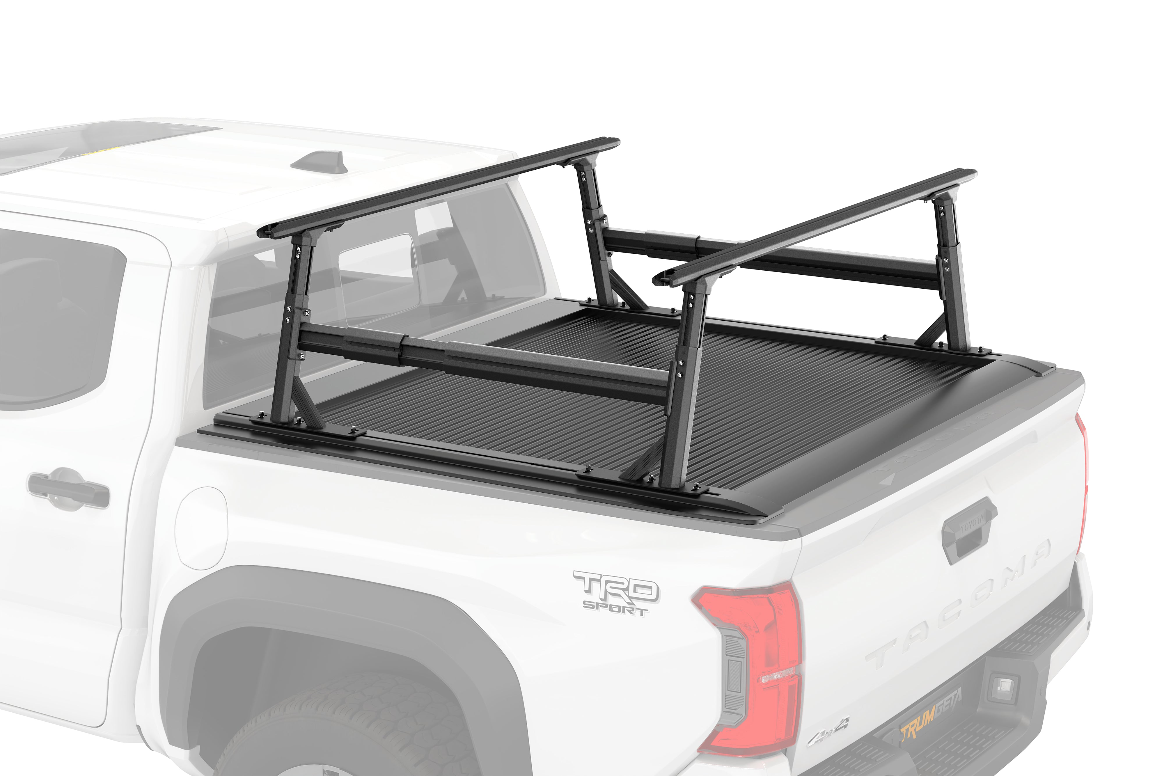 TRUMGETA Heavy Duty 800LB Adjustable Bed Rack for Trucks with Tonneau Cover -1