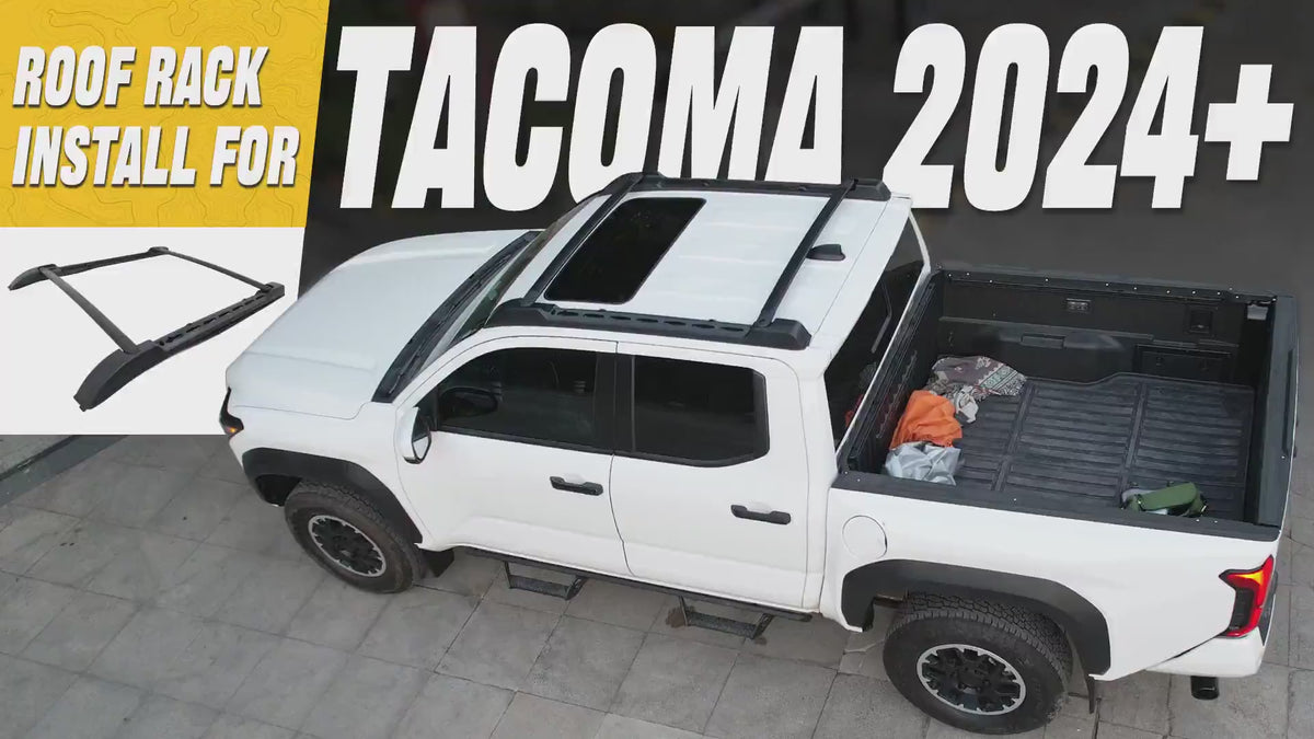 Use Install For 2024+Tacoma Roof Rack